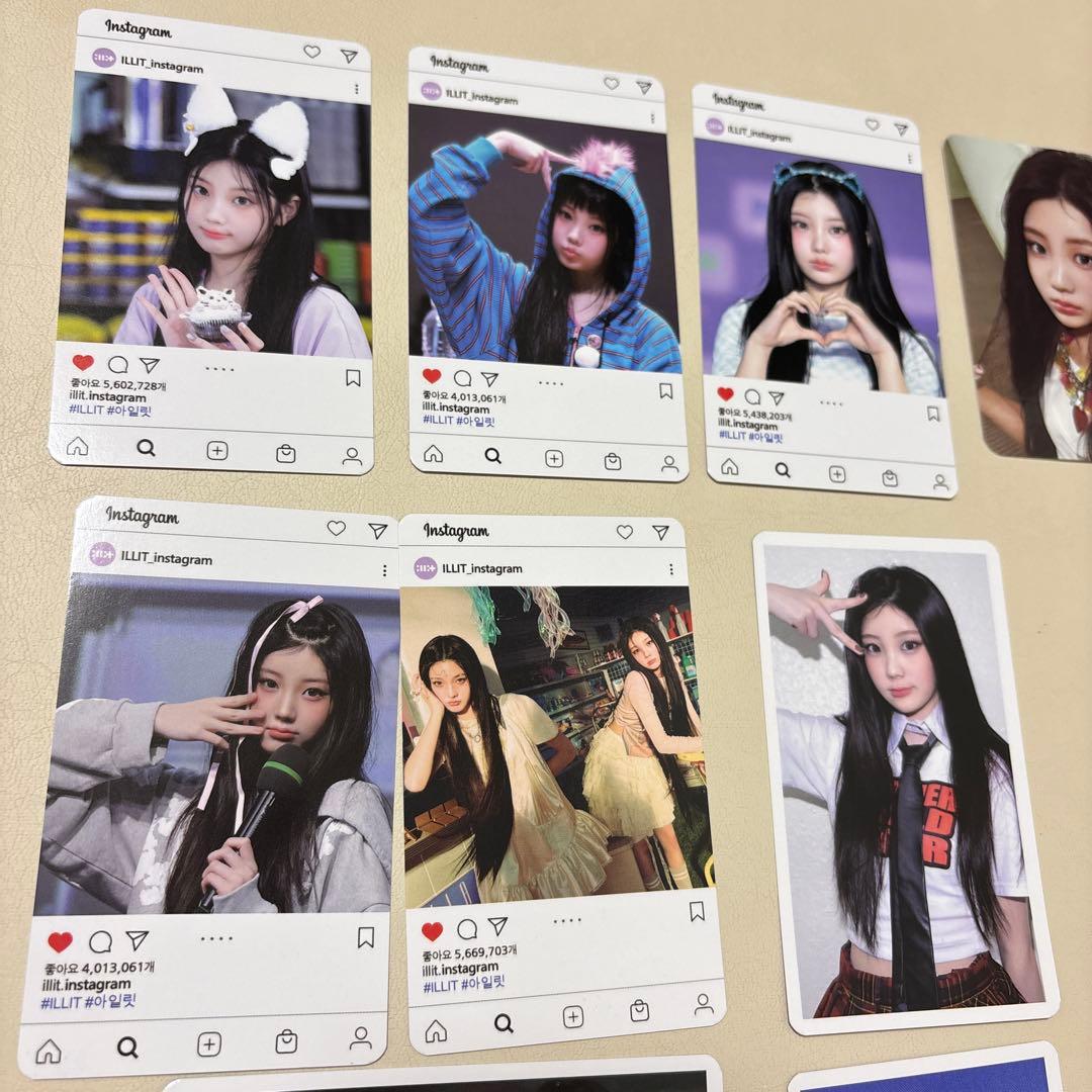 ILLIT☆アイリット☆トレカ☆カード☆ウォンヒ☆フォト☆12枚セット