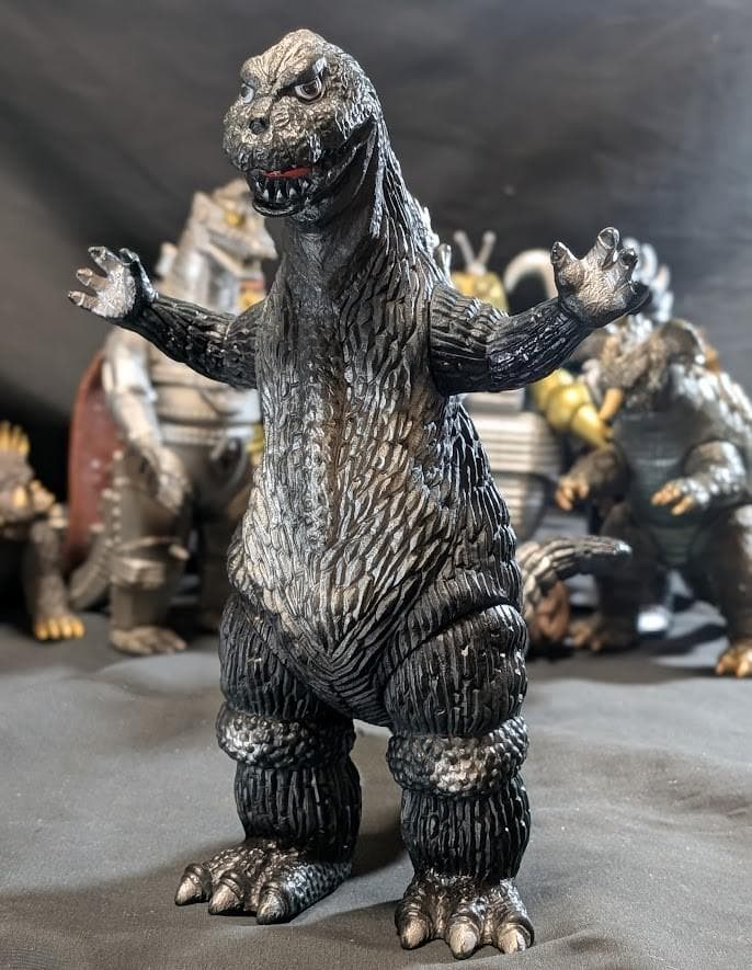 昭和ゴジラ・ミニラ・バラゴン・モゲラ・メカゴジラ他（バンダイ）ソフビ９体セット