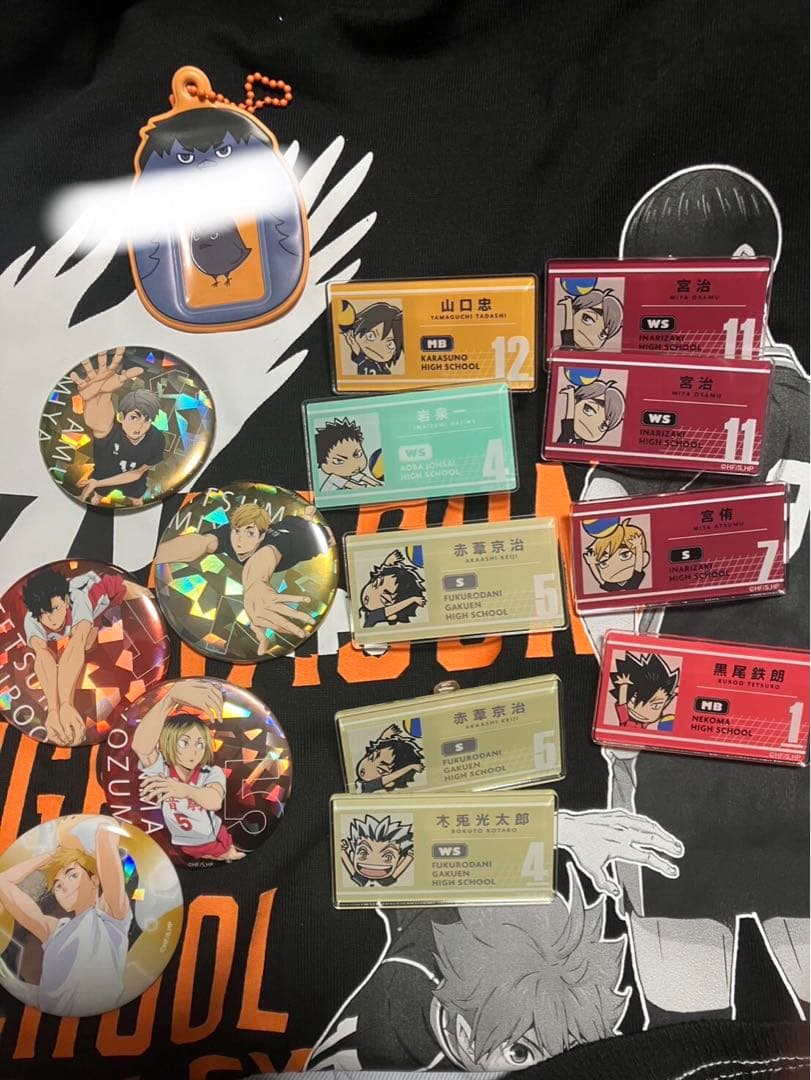 ハイキュー!! 缶バッジなどのグッズ 20個以上
