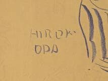 【真作】絵画　織田広喜　デッサン（色紙）　女性像　モダンアート　Y196