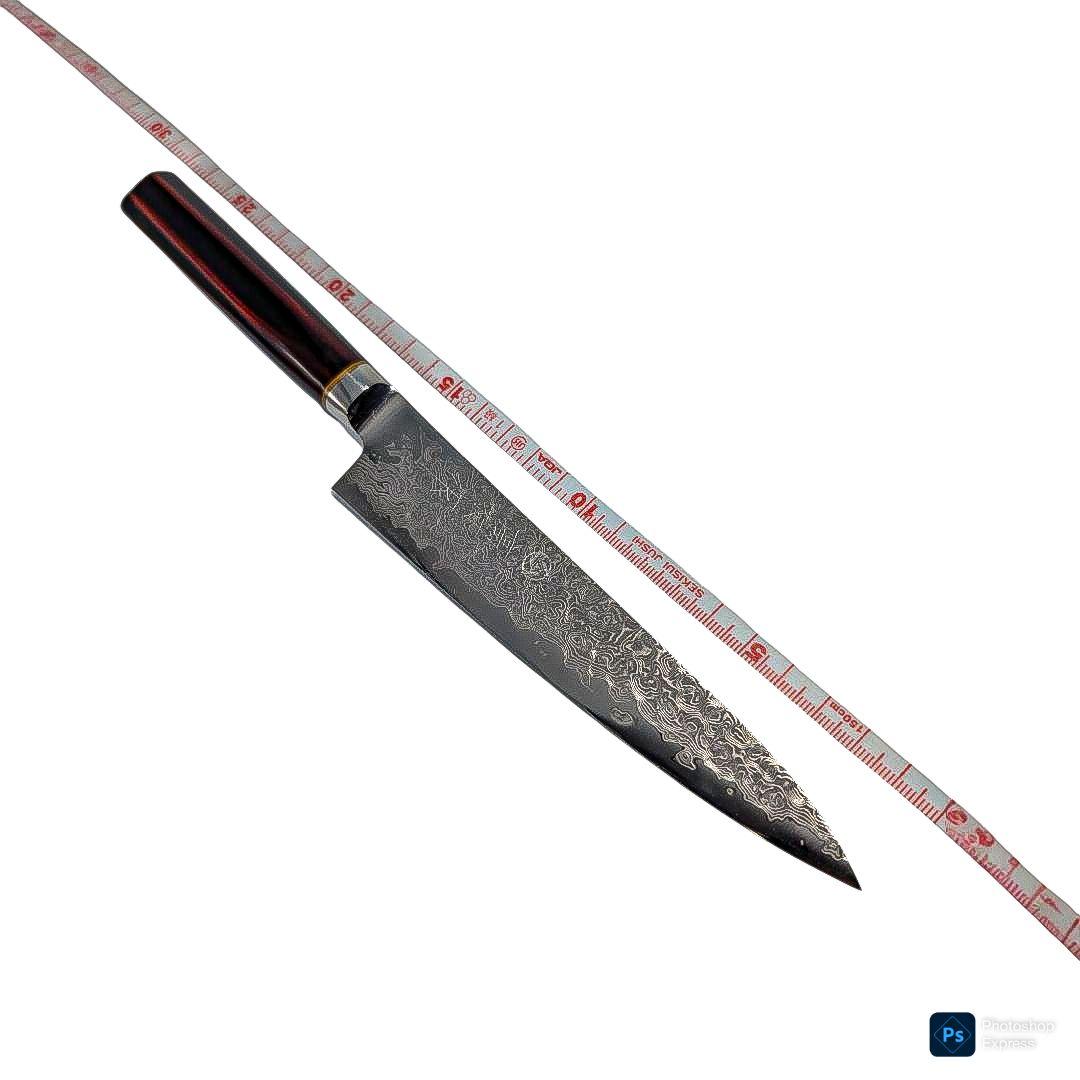 高村刃物製作所　打雲花漆　ペティ130mm