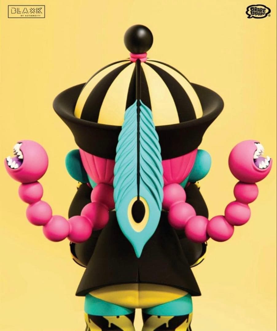 新品 GRAPE BRAIN 冥界少女 ししかばねねちゃん ソフビ フィギュア