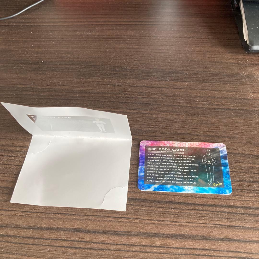 電磁波本舗 電磁波放電カードα BLUE