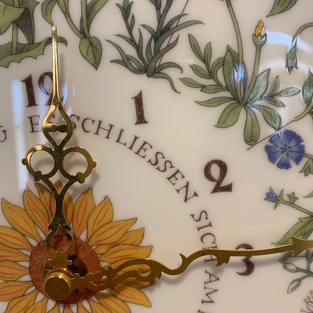 ノリタケ 27㎝ 皿時計 リンネ 花時計 - メルカリ