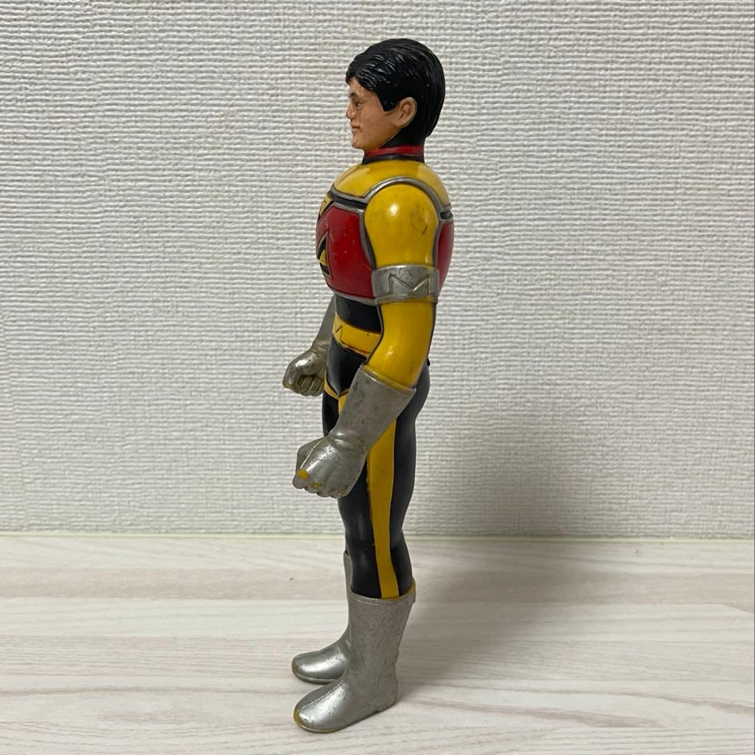 BANDAI バンダイ 日本製ソフビフィギュア 星雲仮面マシンマン 面取れ