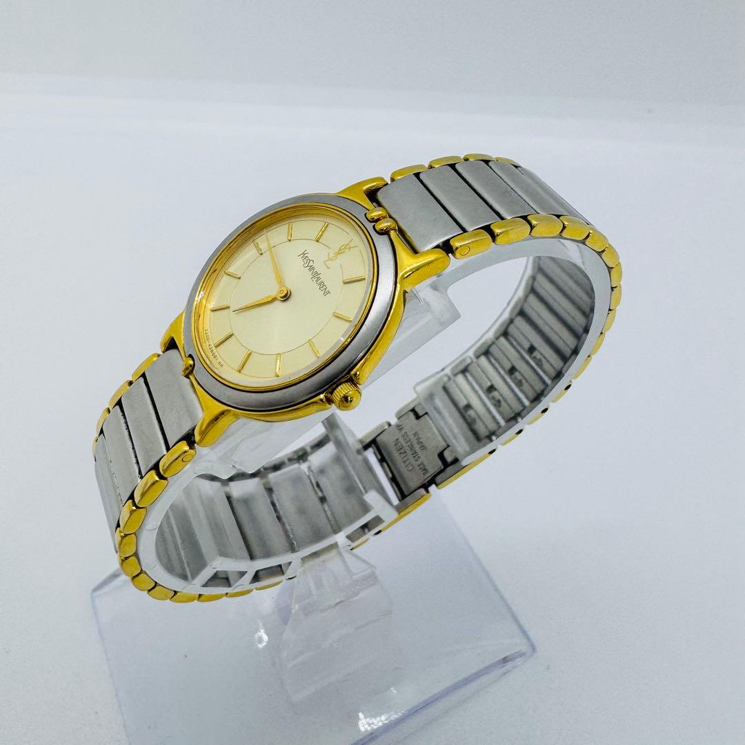 ✨YVES SAINT LAURENT✨イブ・サンローラン✨コンビ✨腕時計✨