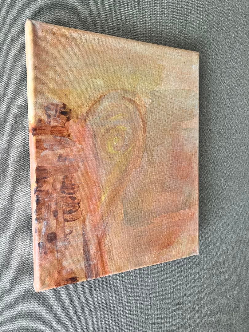 （連作）抽象画『無口なミミぃ』