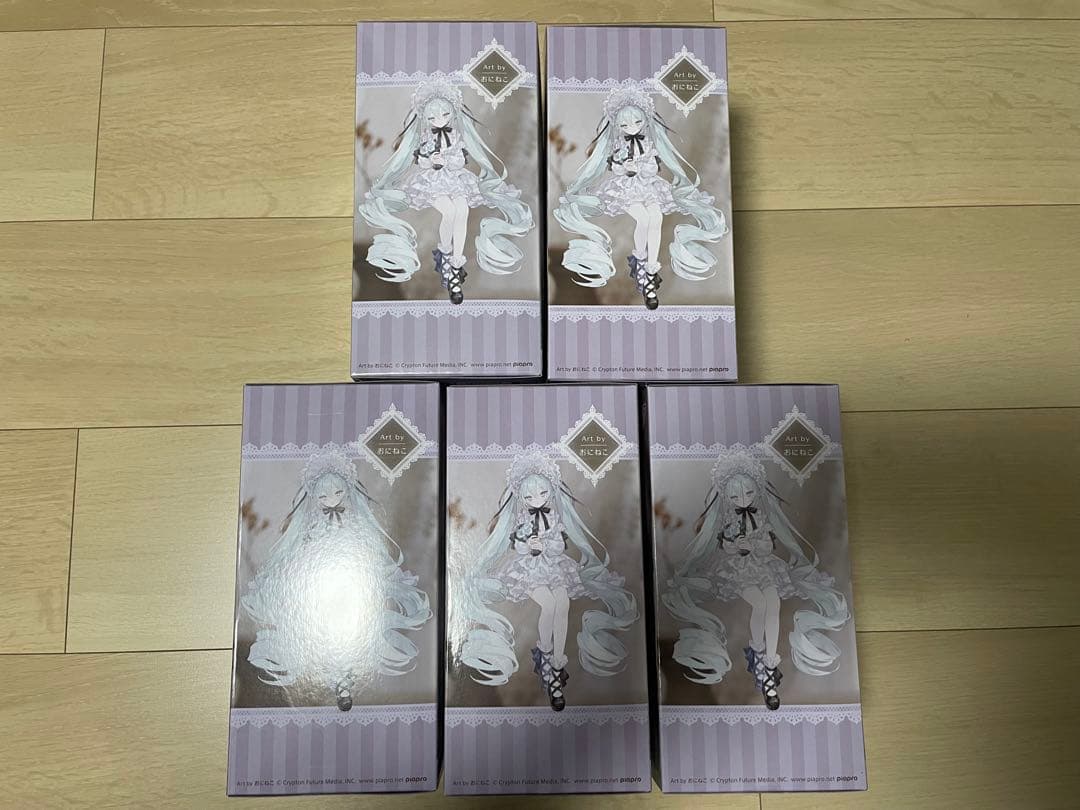 初音ミク　ヌードルストッパーフィギュア　ヴィンテージドール　5体セット