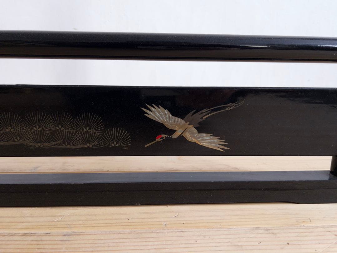 ハンガーラック　衣紋かけ　黒　パーテーション　古道具　アンティーク　ビンテージ