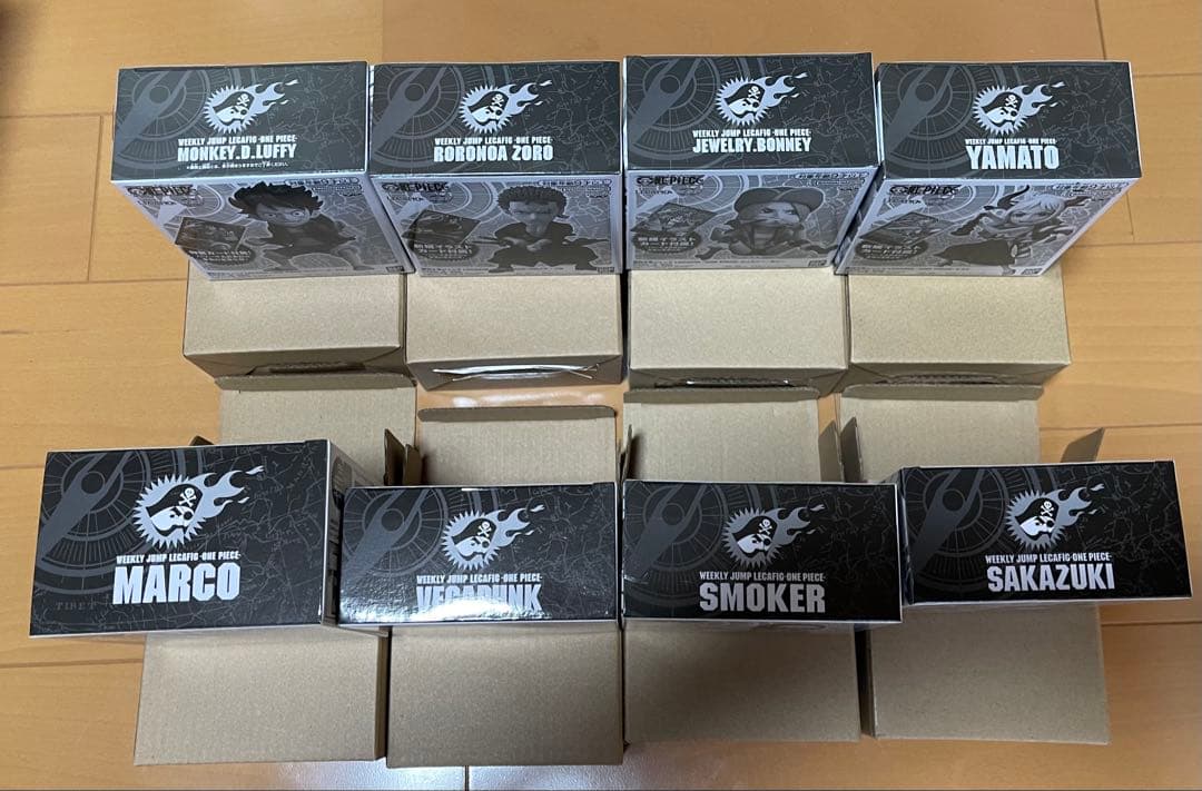 新品未開封レカフィグ ワンピース 6種コンプ ルフィ ゾロ マルコ