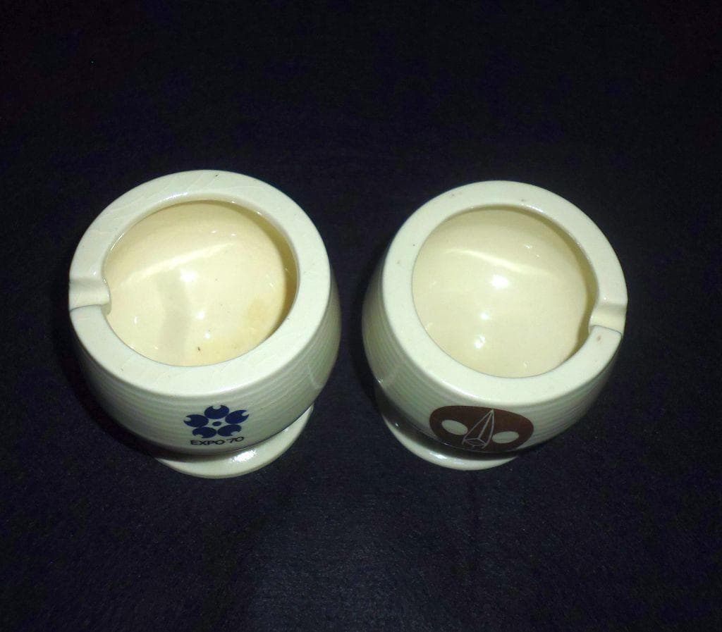 激レア】EXPO'70 岡本太郎 陶器製 灰皿 太陽の塔 日本万国博覧会