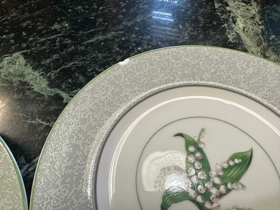 クリスチャンディオール ミリラフォ－レ 鈴蘭 オ－バル 中皿 セット