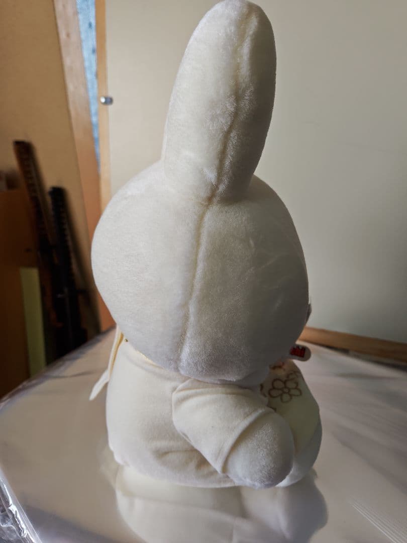 miffy whiteシリーズ ミッフィー 花柄ドレスM ぬいぐるみ 値下げなし