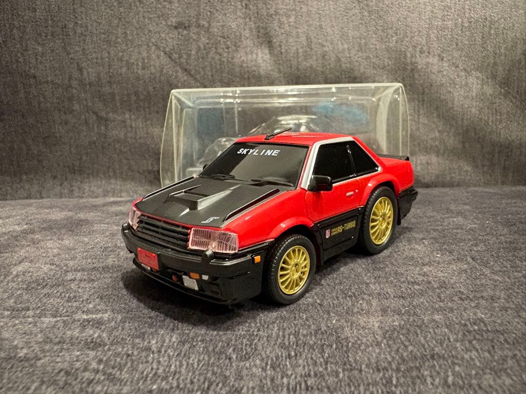 ⭐️ドライブタウン 日産 スカイライン RSターボ 赤ツートン 箱付