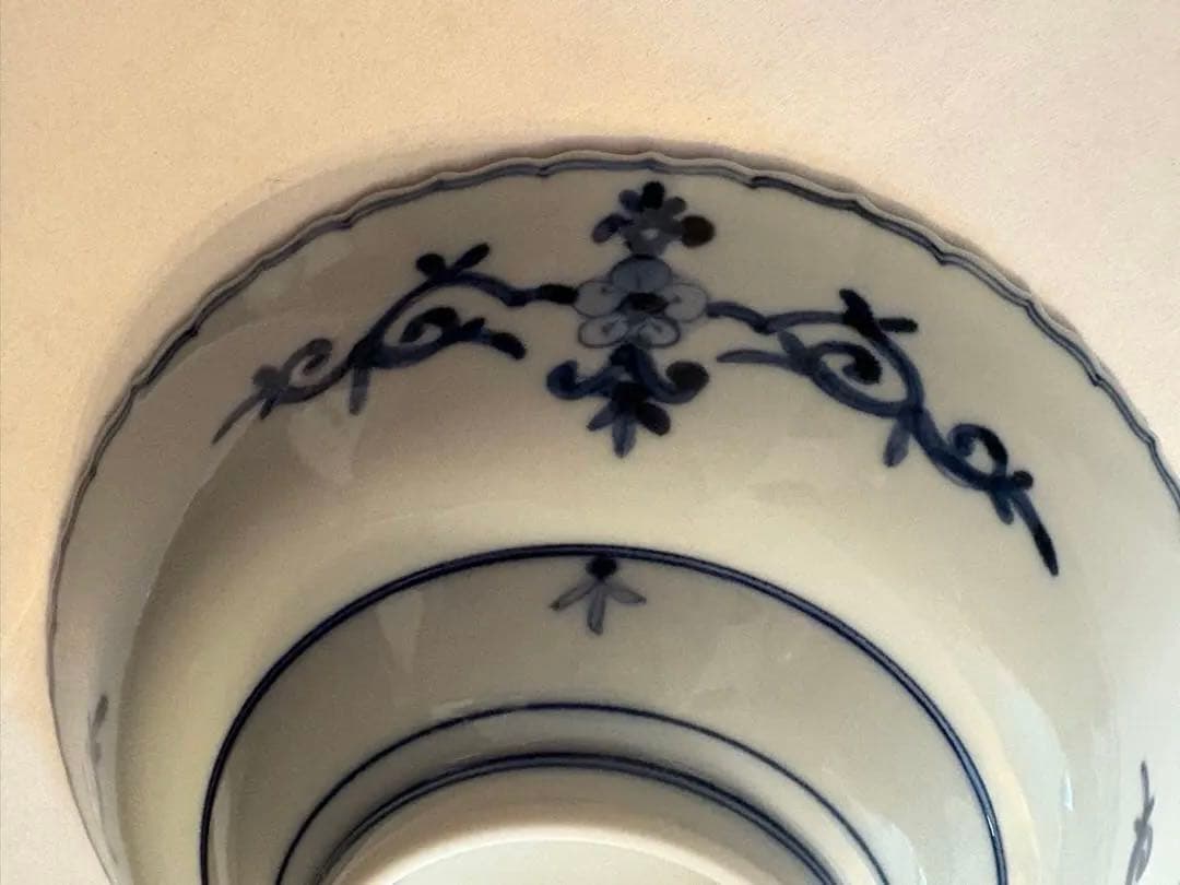 山本長左　6号輪花鉢 丸紋松竹梅✨新品