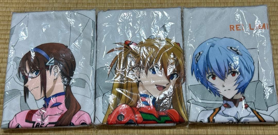エヴァンゲリオン バスタオル 3点バラ売り可 新品未開封