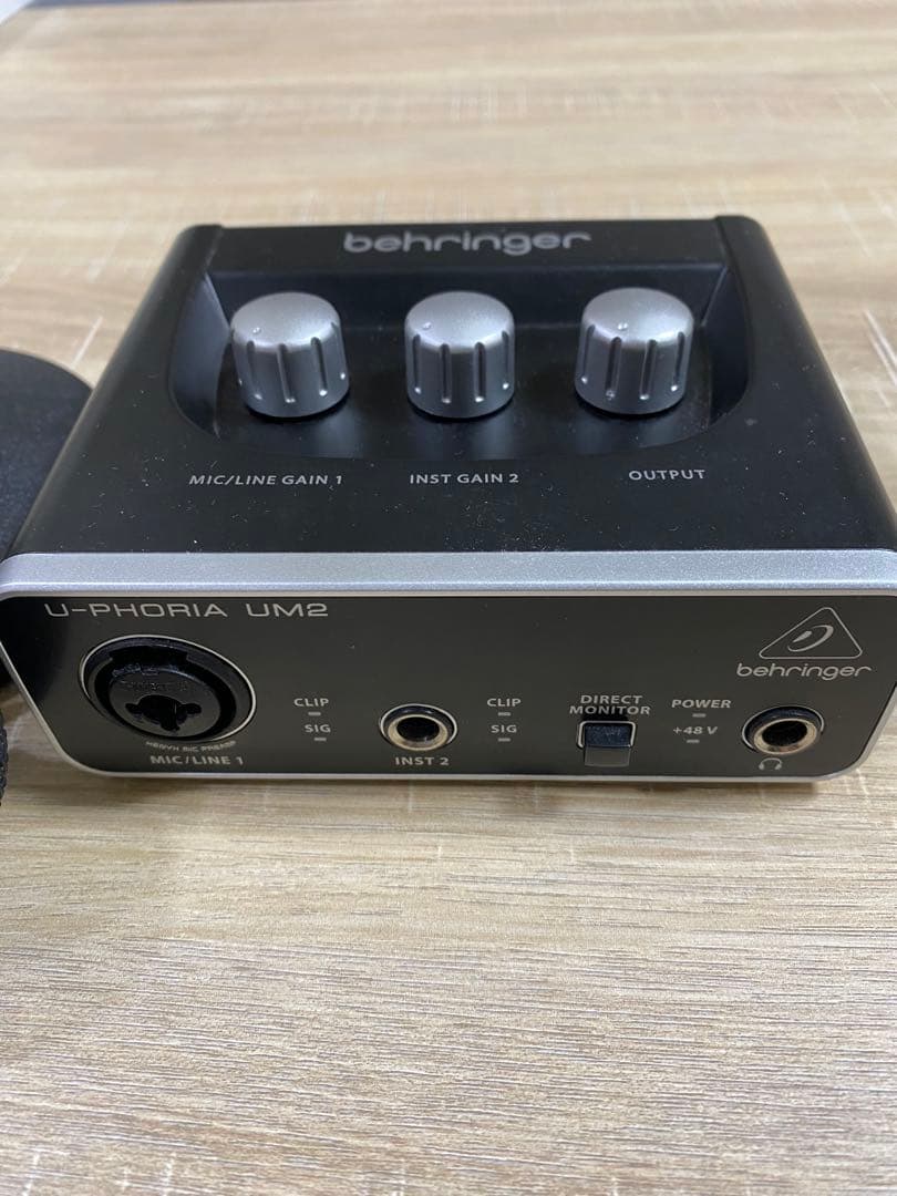 behringer U-PHORIA UM2 XM8500 録音セット一式
