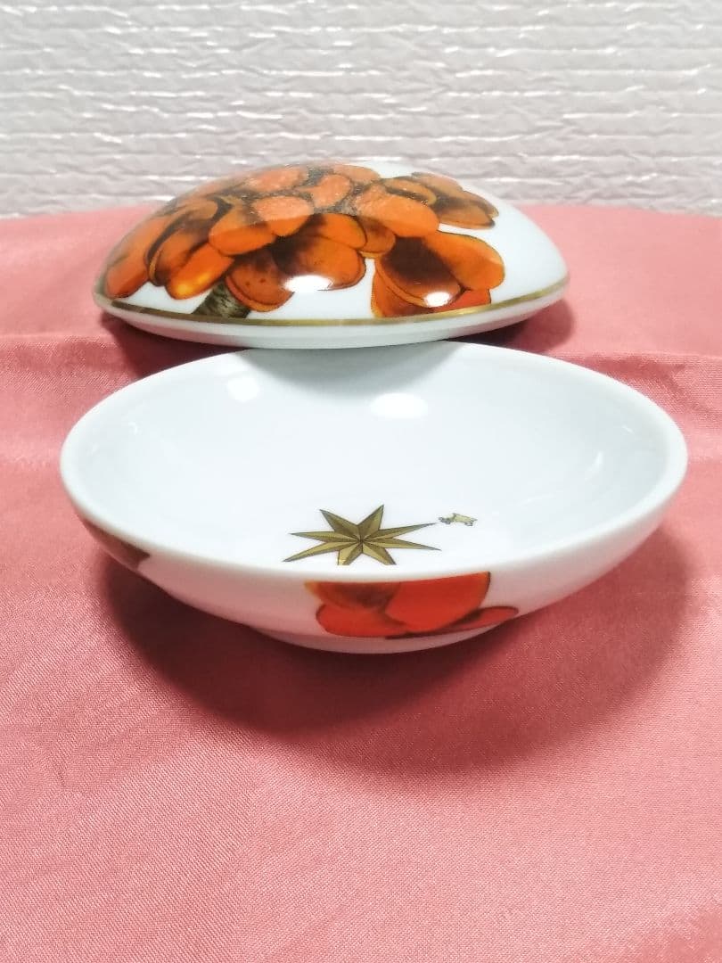 ○2735#0103　ヴィスタアレグレ/アマゾニア磁器製キャンディポット1021