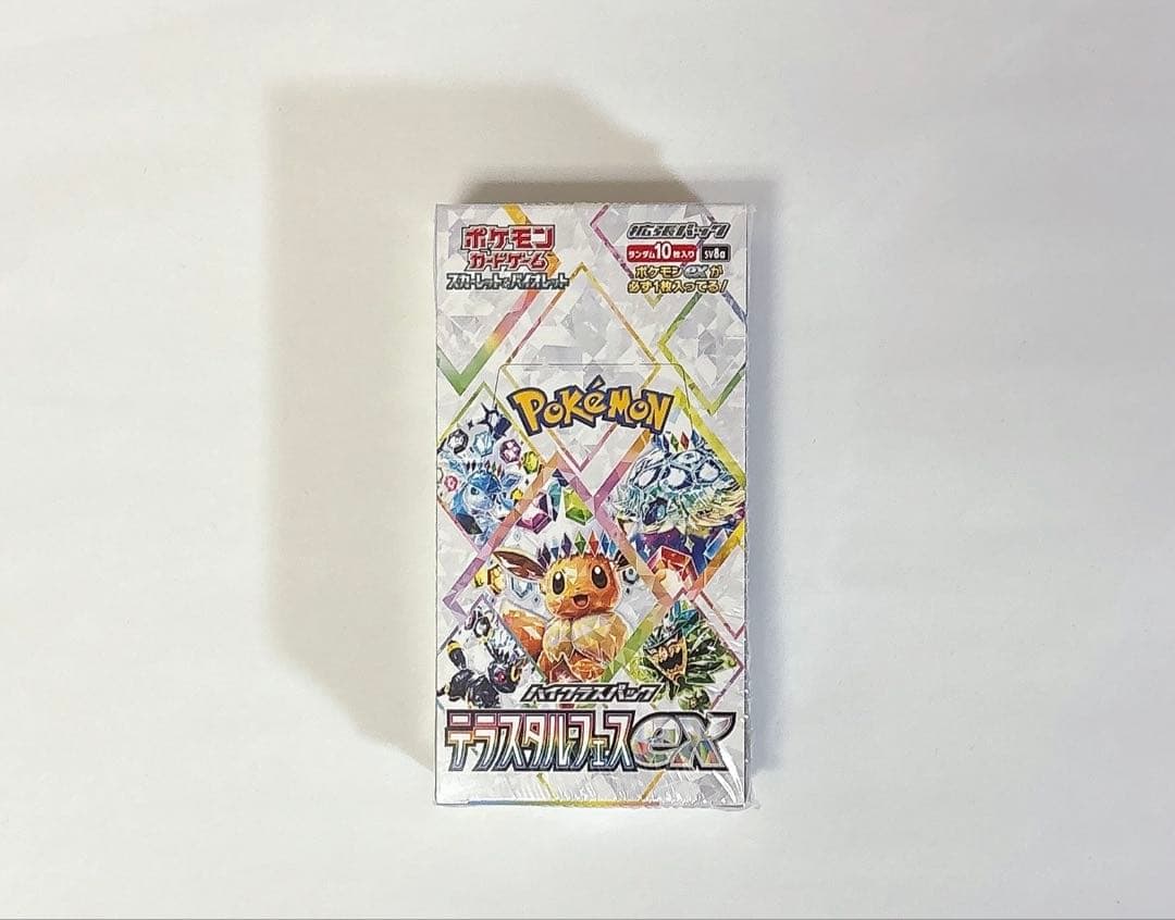 【新品未開封】ポケモンカード テラスタルフェスex シュリンク付 1BOX