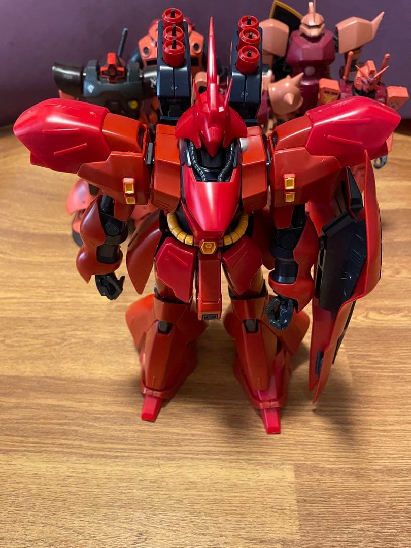 MG 1/100 シャア専用搭乗機6体セット ガンプラ ザク ドム ゲルググ 等