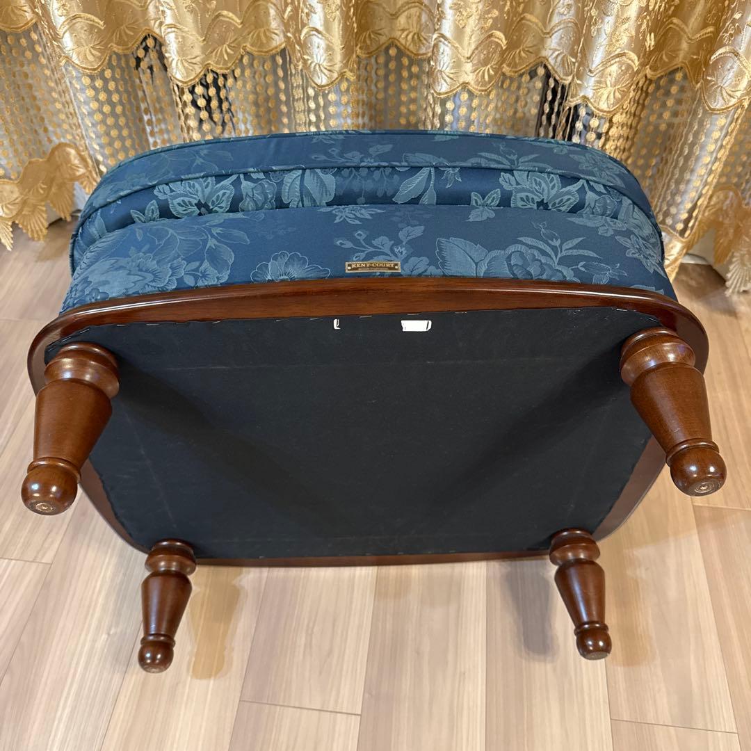 マルニ木工製 KENT-COURT フローラルオットマン、スツール