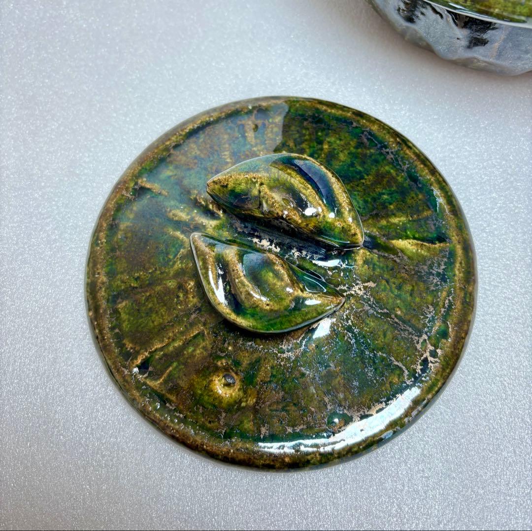 雲井窯　土鍋　2合炊き　織部きまぐれ御飯鍋　即日発送