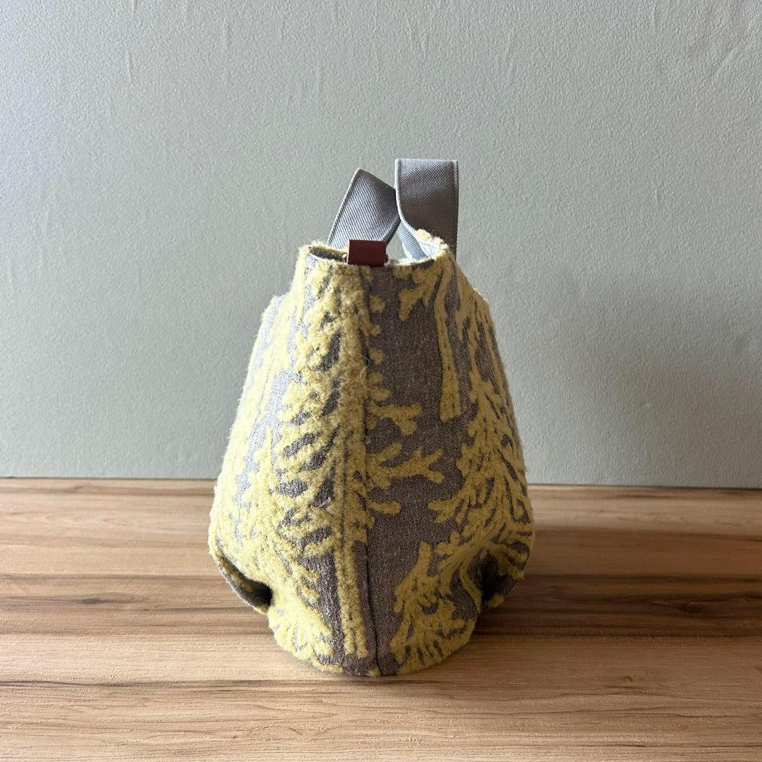 ミナペルホネンハンドメイドマルシェトート（メッツァ、イエロー）