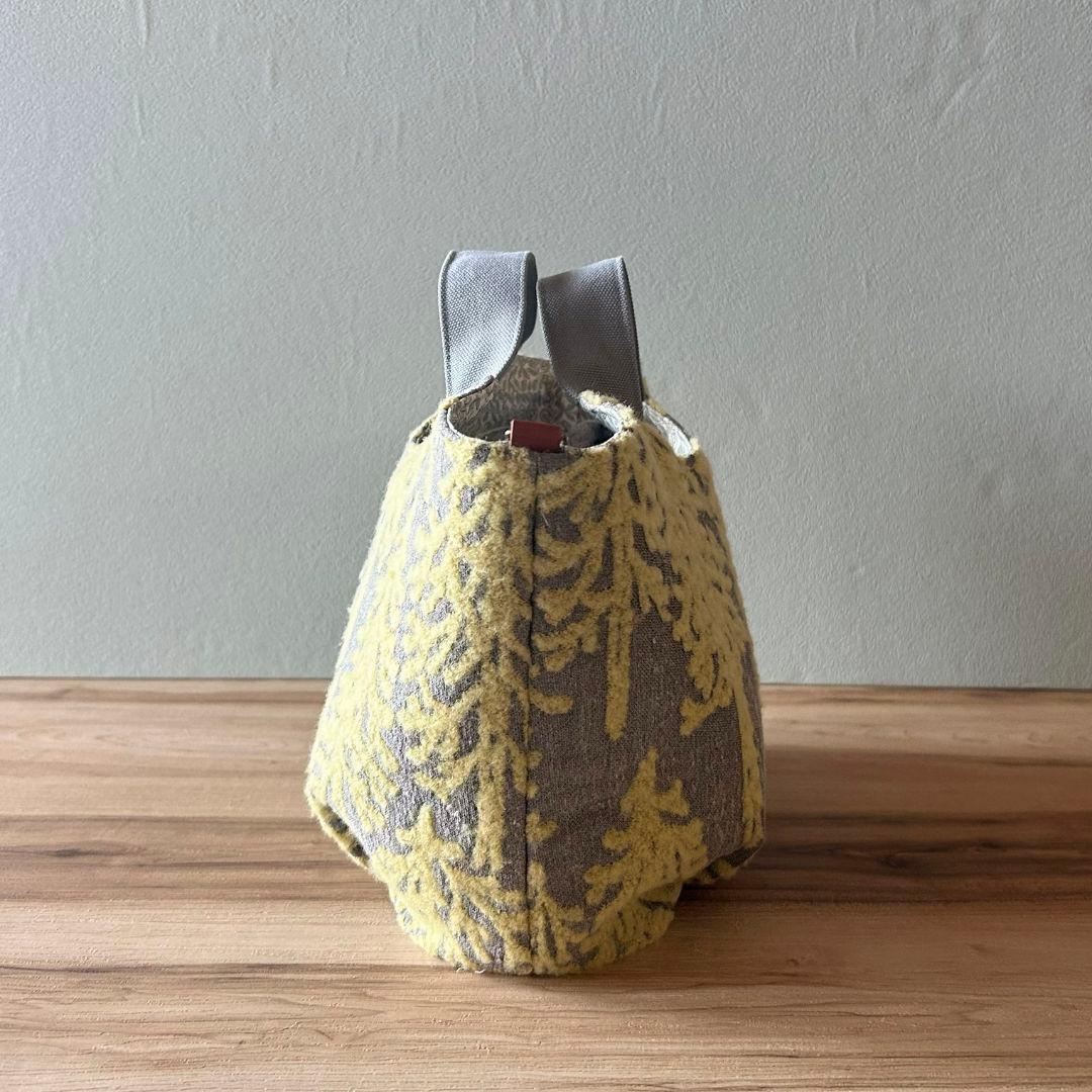 ミナペルホネンハンドメイドマルシェトート（メッツァ、イエロー）