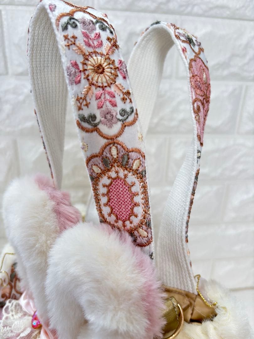 く*さ様 コヤンイサムチョン　ハンドメイド　 ファーバッグ　ルミちゃん　ピンクう