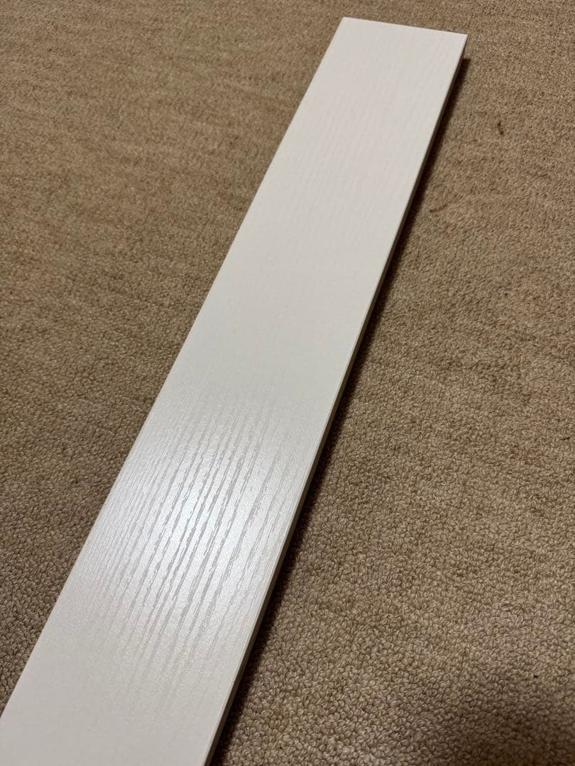 ホワイト木製ダブルベッドフレーム