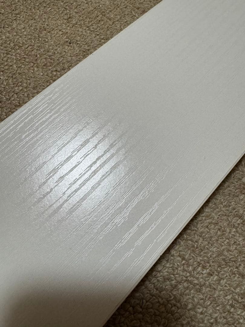 ホワイト木製ダブルベッドフレーム