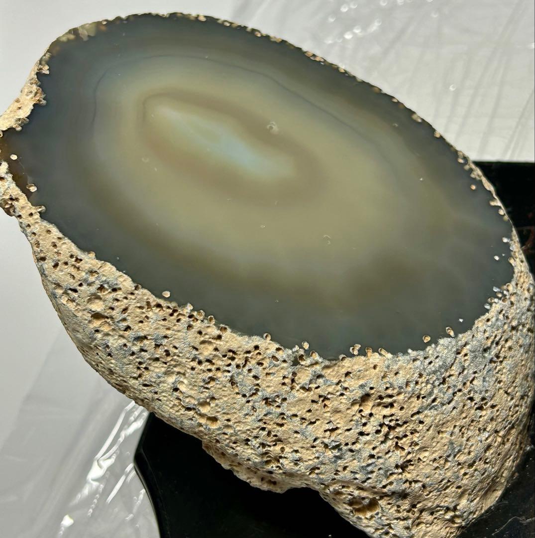 アゲート ルースストーン グレー