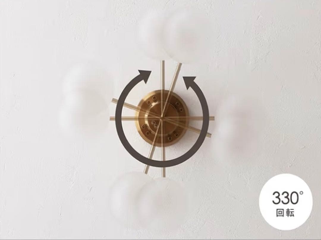 VENTOTA シーリングライト　LED4灯　リモコン、電球付き