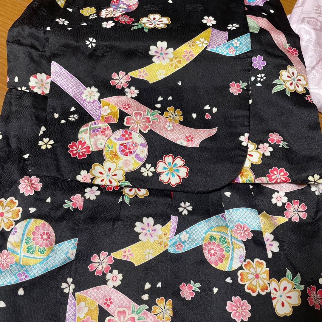 七五三　3歳　女の子　陽気な天使　着物セット　一度使用