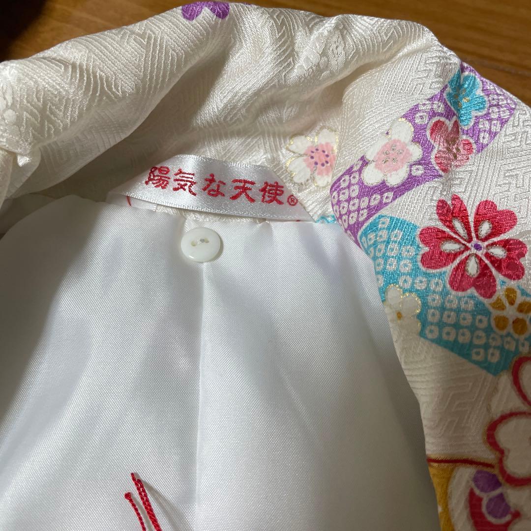 七五三　3歳　女の子　陽気な天使　着物セット　一度使用