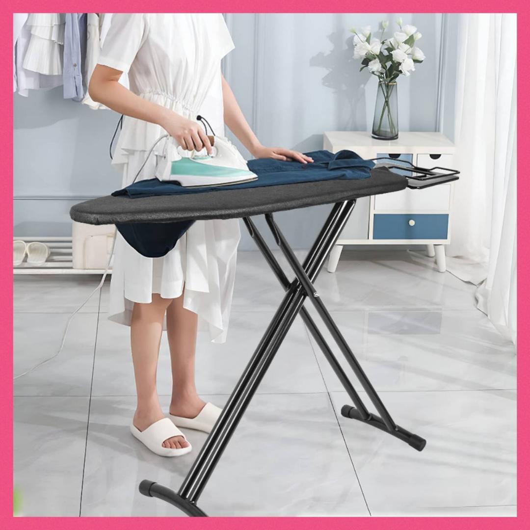 便利な高さ調節機能付きスタンドアイロン台
