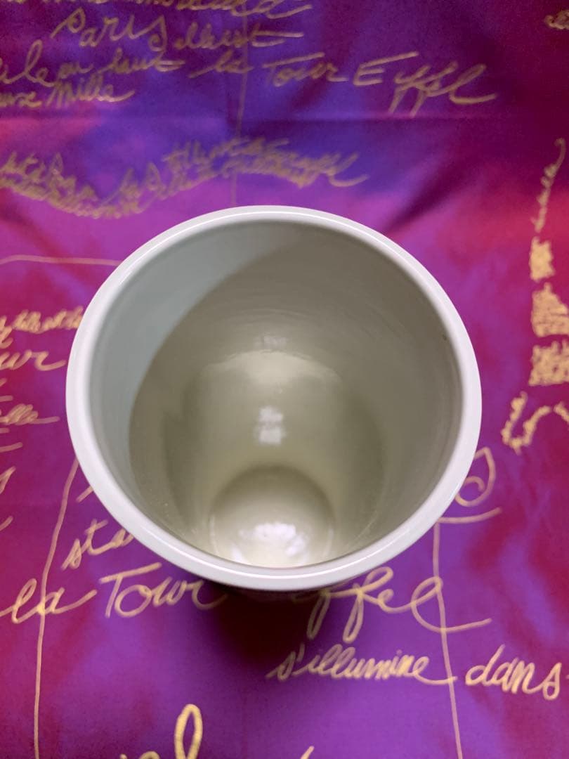 ビヨンヴィンブラッド　ニモール窯の高さ27㎝の大型ビンテージ可愛い少女３人柄花瓶