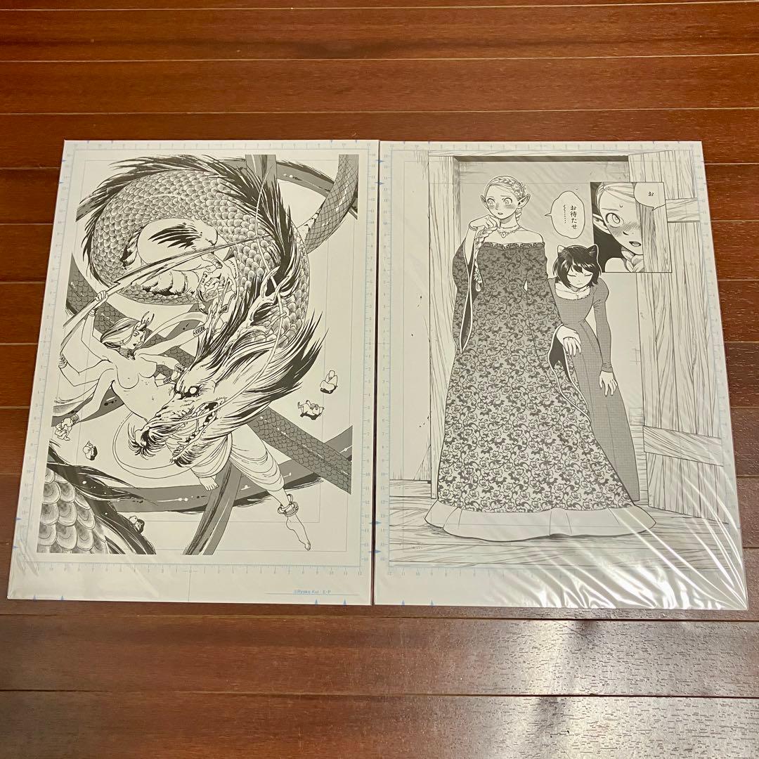 九井諒子展 / ダンジョン飯 迷宮探索展 記念複製原稿 クリアファイル