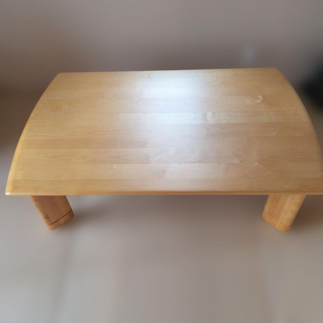無垢素材ローテーブル(こたつ内蔵)