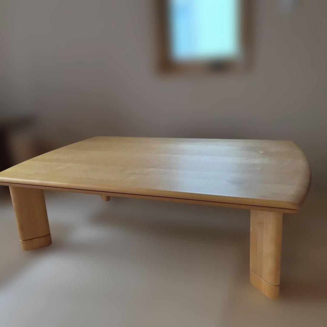 無垢素材ローテーブル(こたつ内蔵)