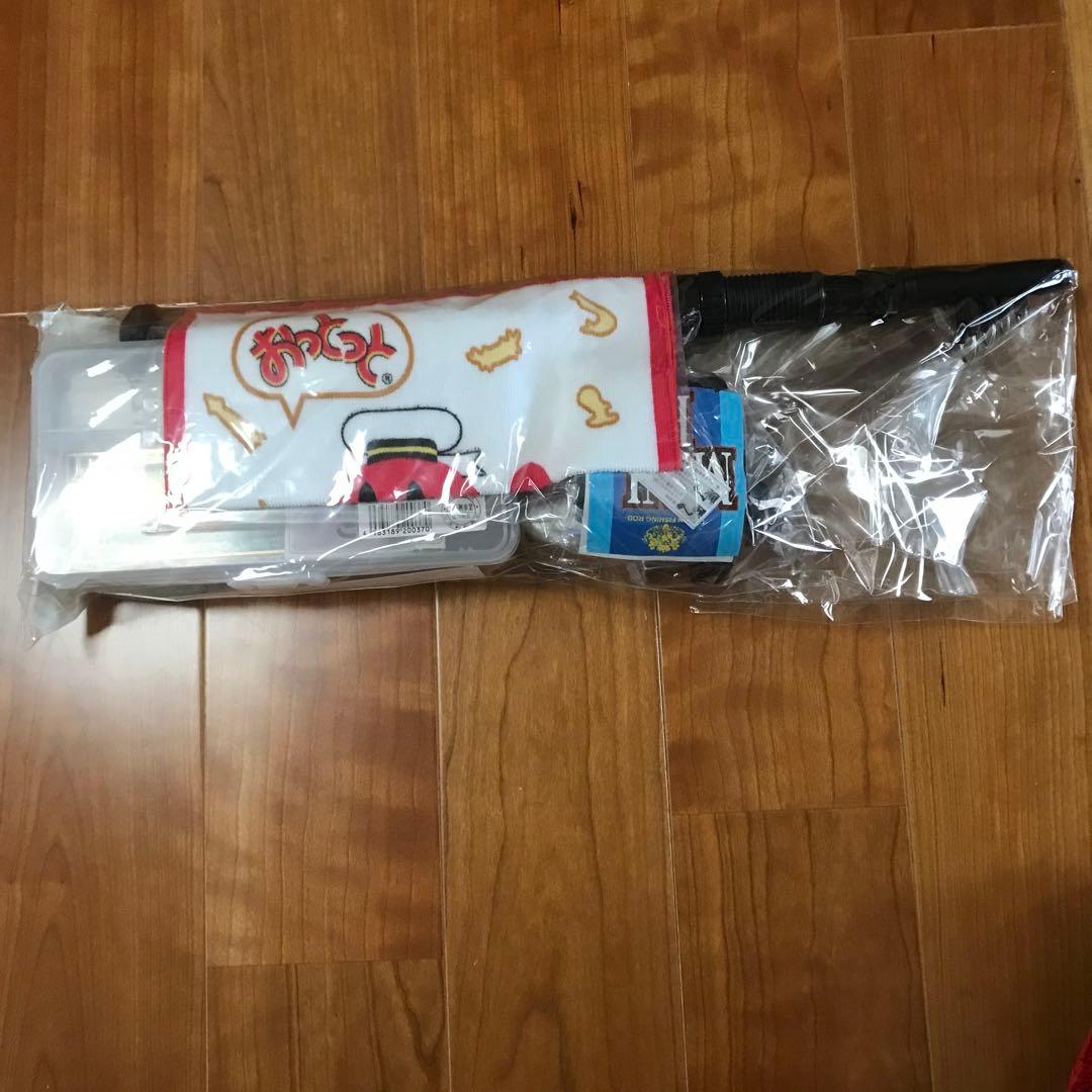 森永おっとっとの釣り道具 懸賞当選品 バックと釣道具のセット(未開封