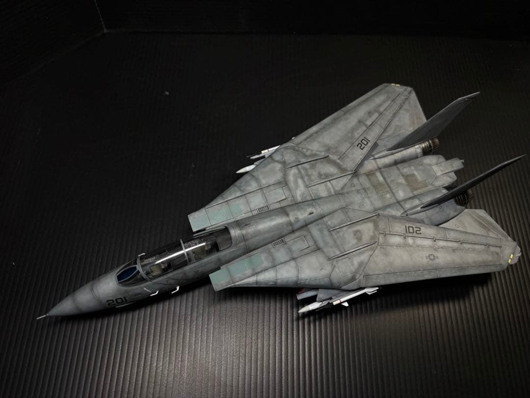F14A トムキャット ロービジ仕様 1/72 プラモデル完成作品