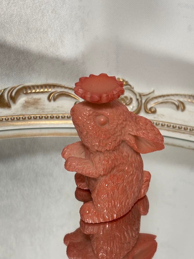 うさぎちゃん台座 ピンク スフィア 丸玉 各1880円→