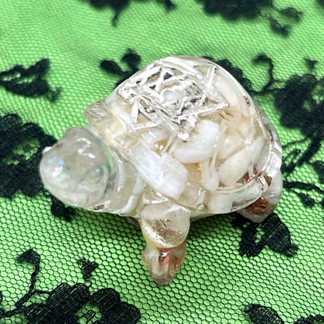 亀さんオルゴナイト【マザーオブパール】