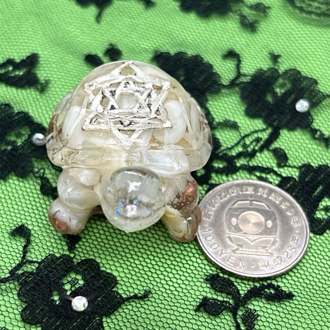 亀さんオルゴナイト【マザーオブパール】