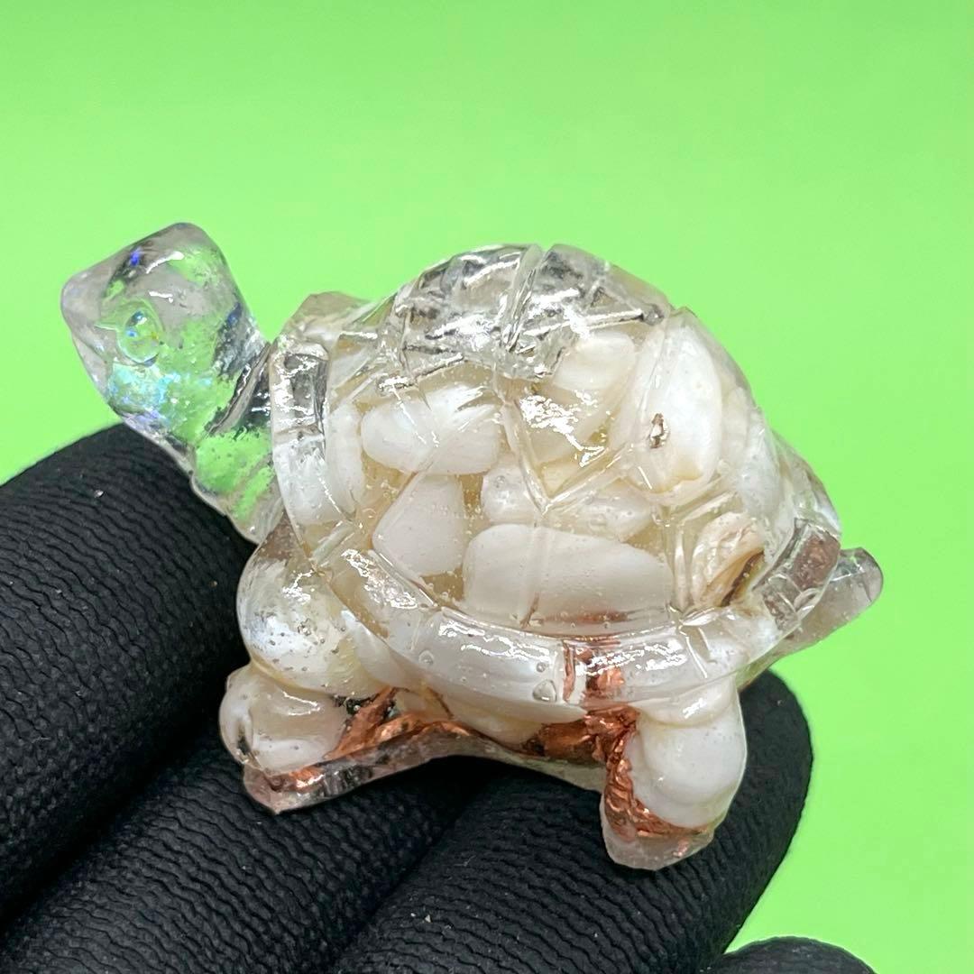 亀さんオルゴナイト【マザーオブパール】