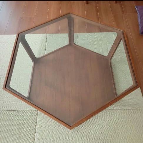 桜屋工業　ガラスリビングテーブル　LT-69-N/W/K