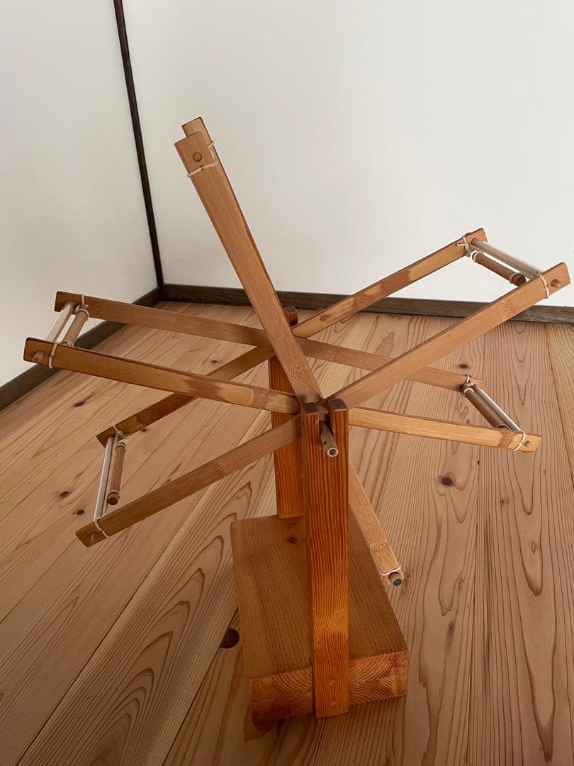 中古　ごこう　ふわり 御光　五光　糸巻き　機織り道具