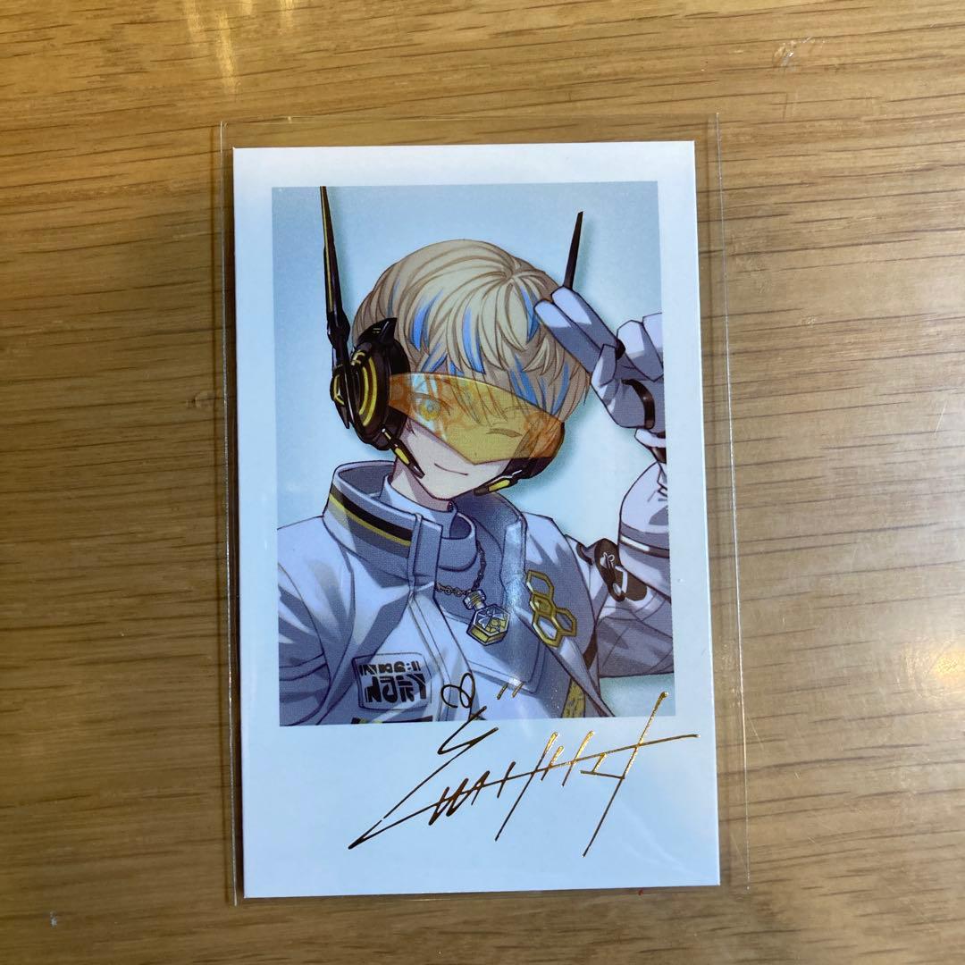 にじさんじオリエンスデビューチェキサイン入り緋八マナ箔押しレア