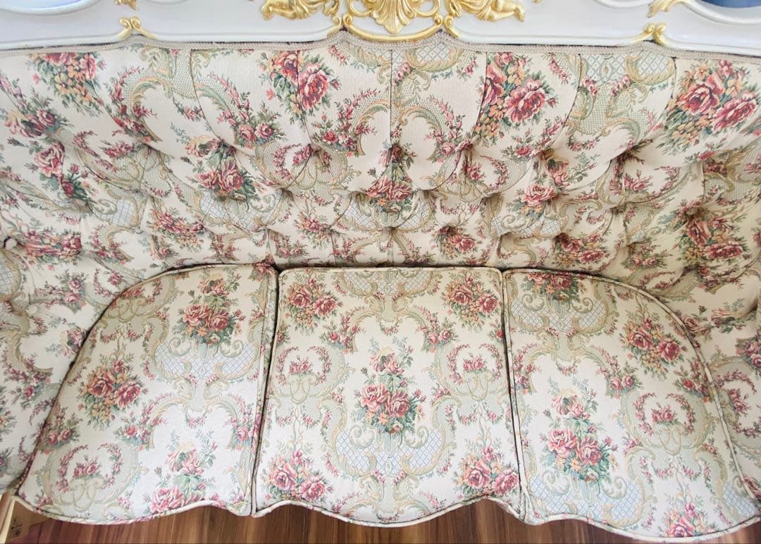 ロココ調 ソファ 3P